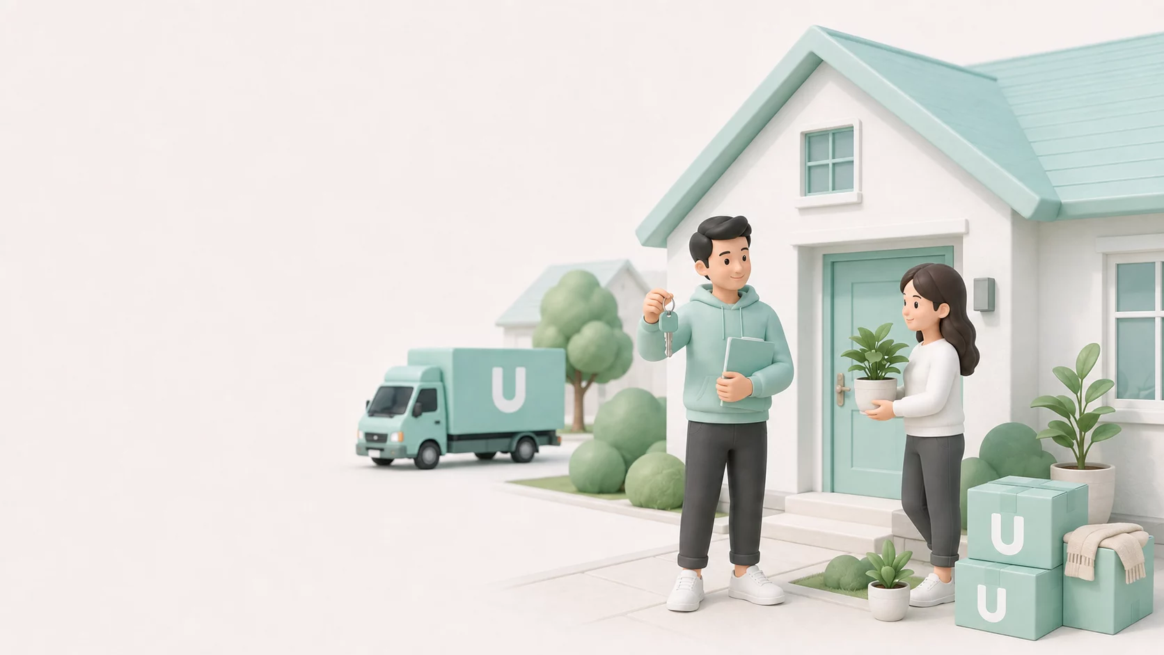 MoveU Illustration zur Vorbereitung der Übergabe einer gekauften Immobilie